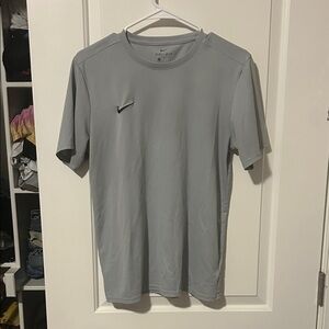 Grey Nike dri fit tee